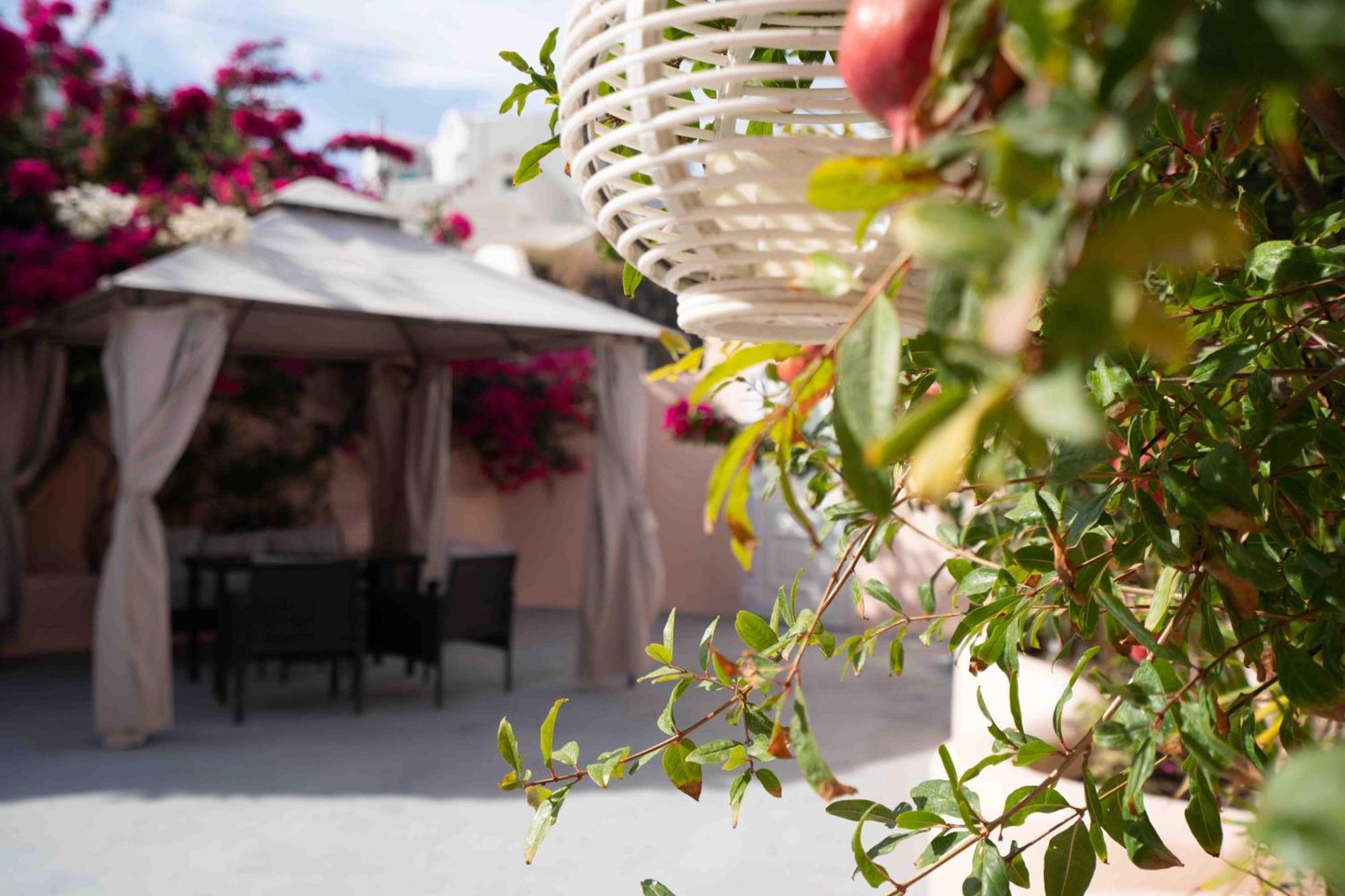Вилла Santorini Oasis- Cave House Тира Экстерьер фото